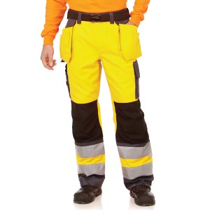 C117_Hi-Vis_riipputaskuhousu_Safety_Yellow